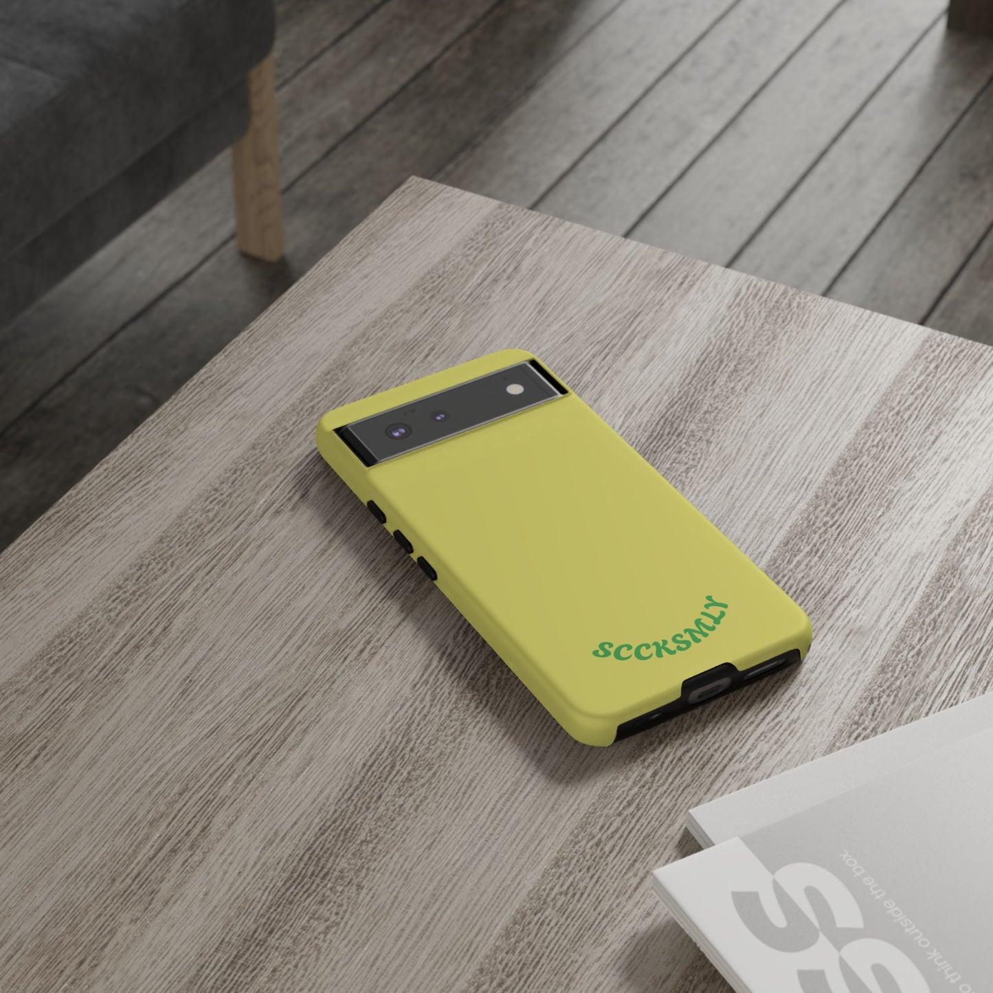 SOLID Lemon Pop Tough Case for Google Pixel