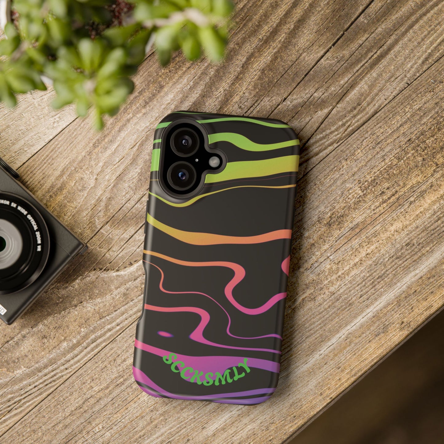 Dark Rainbow Phone Case for Apple