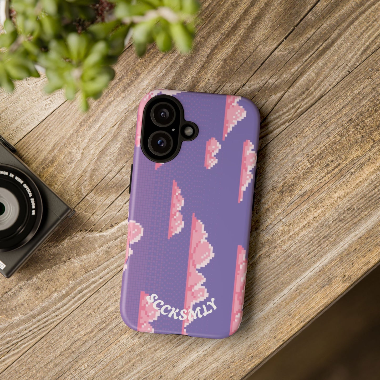 Purple Cotton Candy Sky Tough Phone Case for Apple