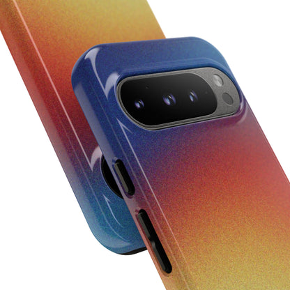 Faded Sunset Aura Tough Phone Case for Google Pixel