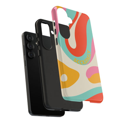 Psychodelic Acid Swirl Phone Case for Samsung