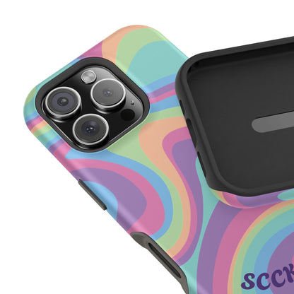 Pastel Swirl Phone Case for Apple