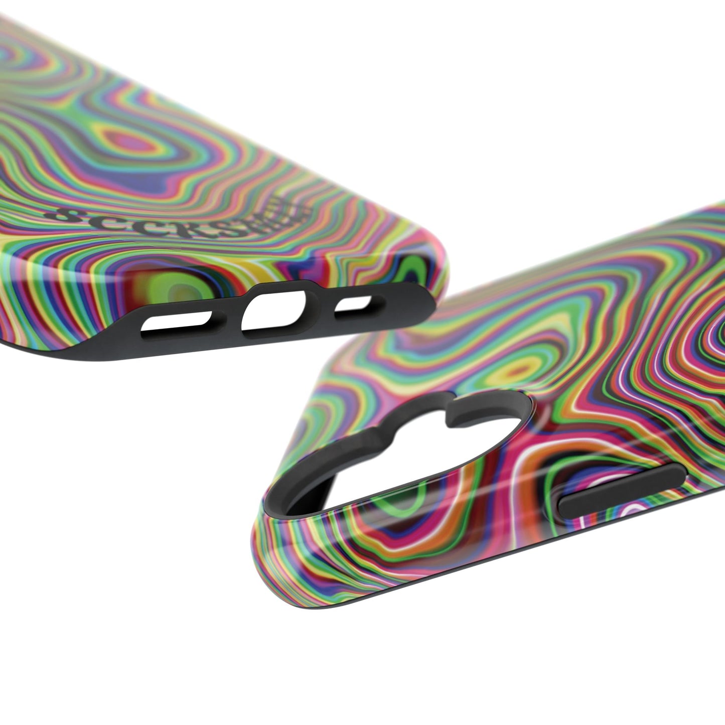 Acid Swirl Phone Case for Apple