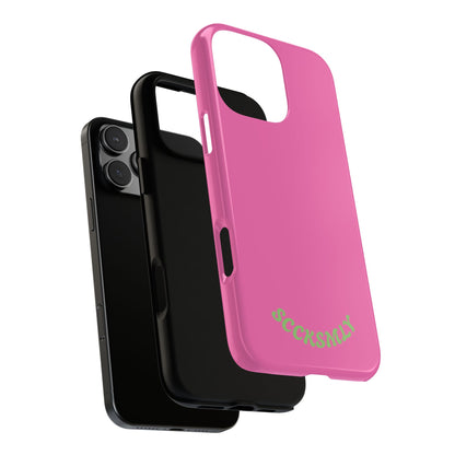 SOLID Sweet Static Pink Tough Case for Apple