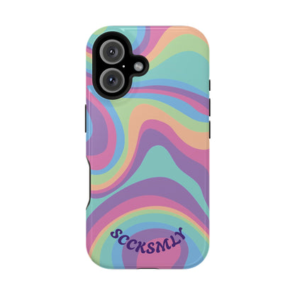 Pastel Swirl Phone Case for Apple