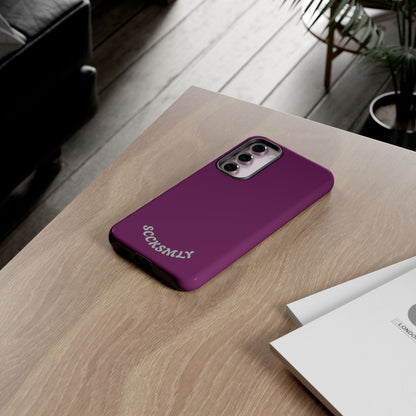 SOLID Amethyst Matte Tough Phone Case for Samsung