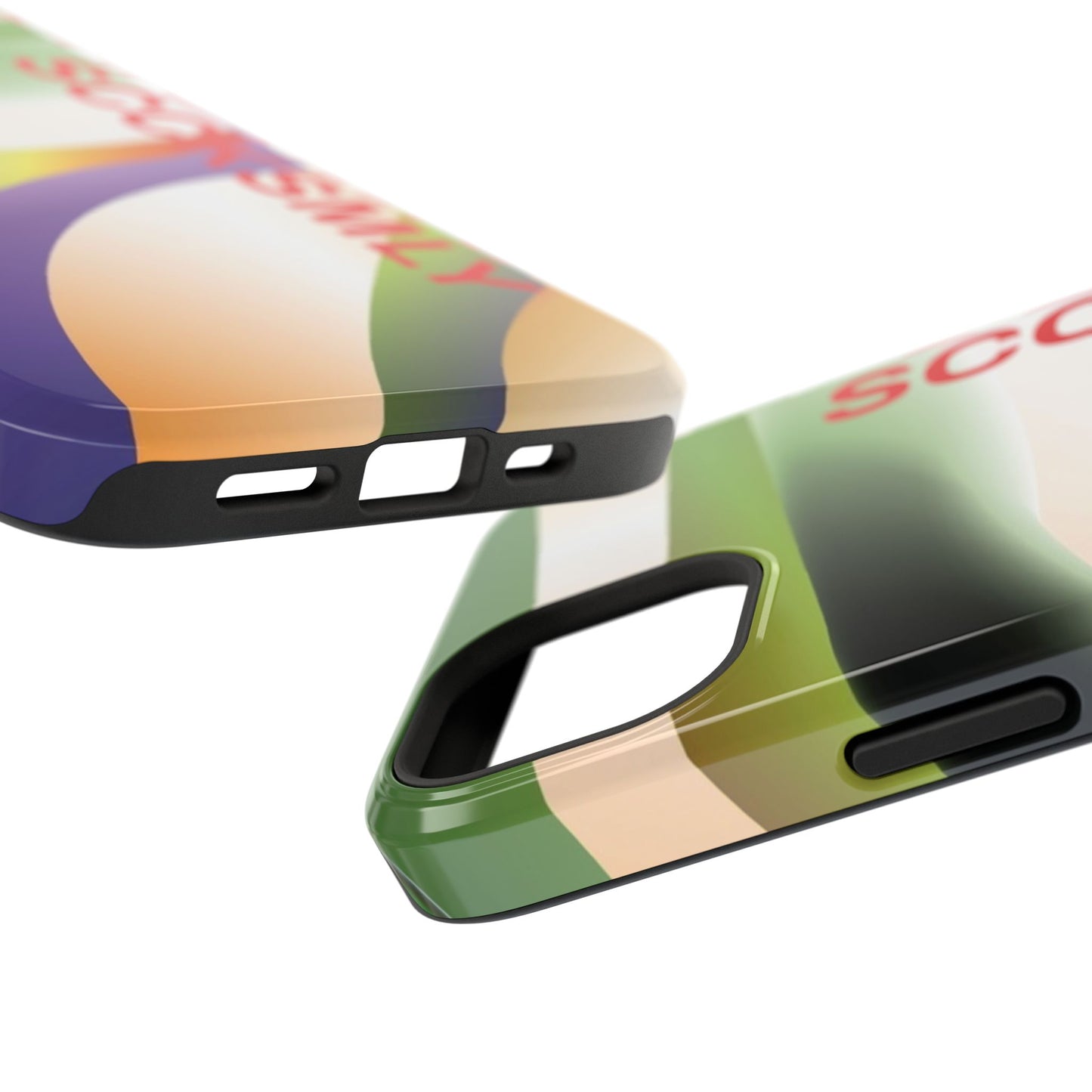 Green Waves Phone Case for "IOS or Apple"