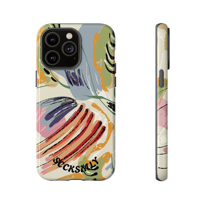 Botanical Strokes Palette Tough Phone Case for Apple