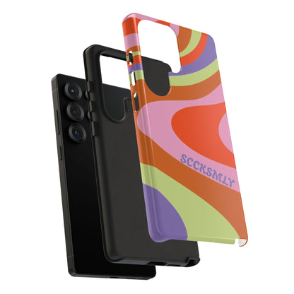 Curvy Swirl Phone Case for Samsung