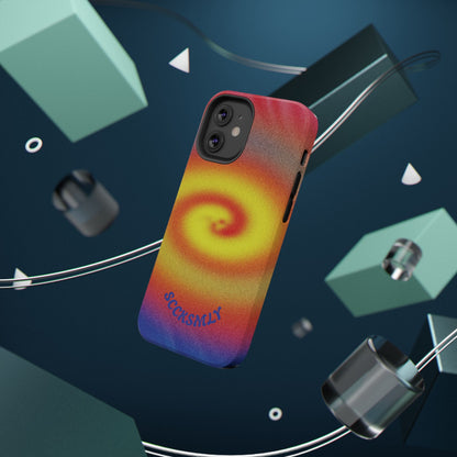 Toxic Spiral Tough Phone Case for Apple