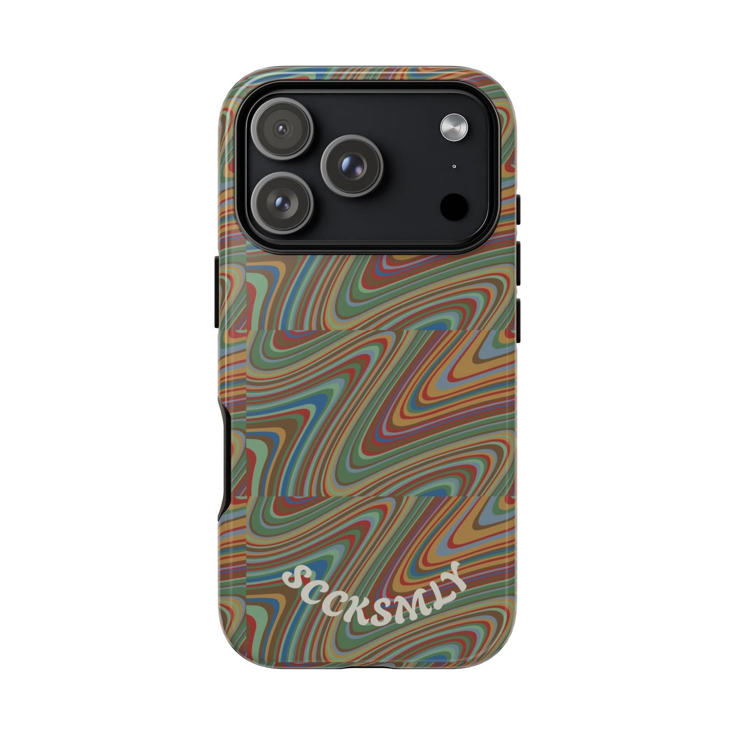 Earthly Waves Tough Phone Case for Apple