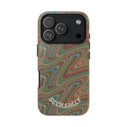 Earthly Waves Tough Phone Case for Apple