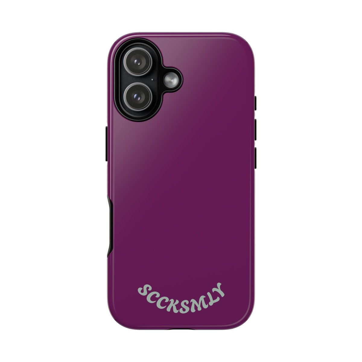 SOLID Amethyst Matte Tough Phone Case for Apple