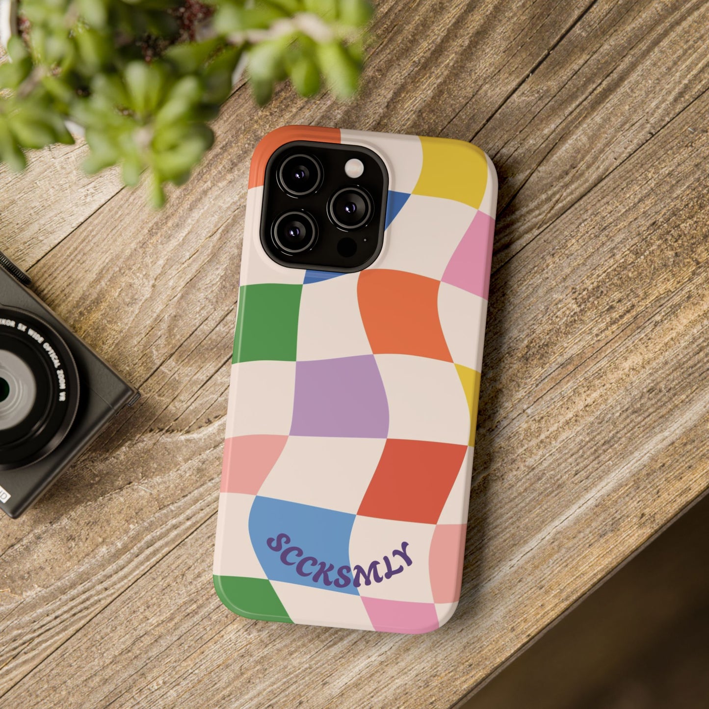 Checker Flicker Phone Case Apple