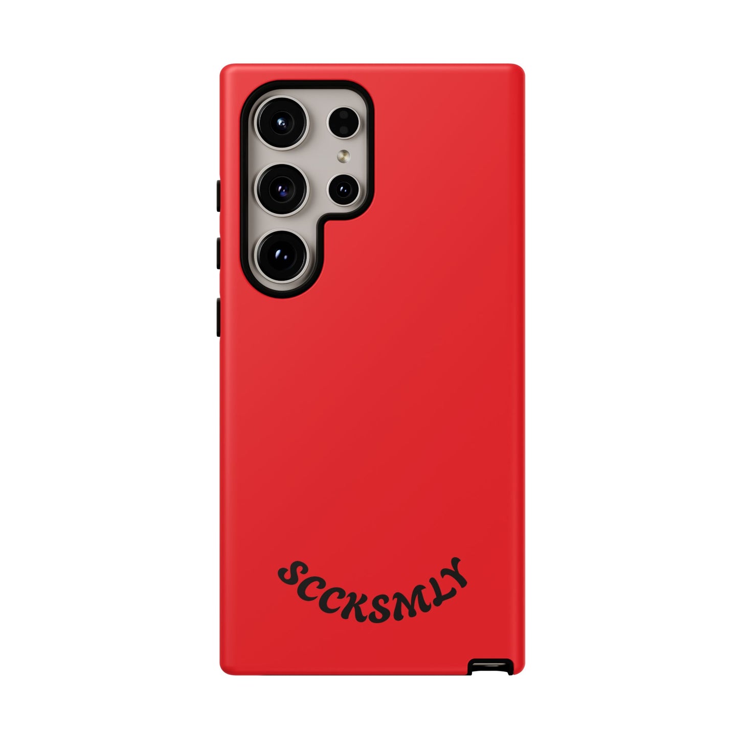 SOLID Screaming Red Tough Case for Samsung