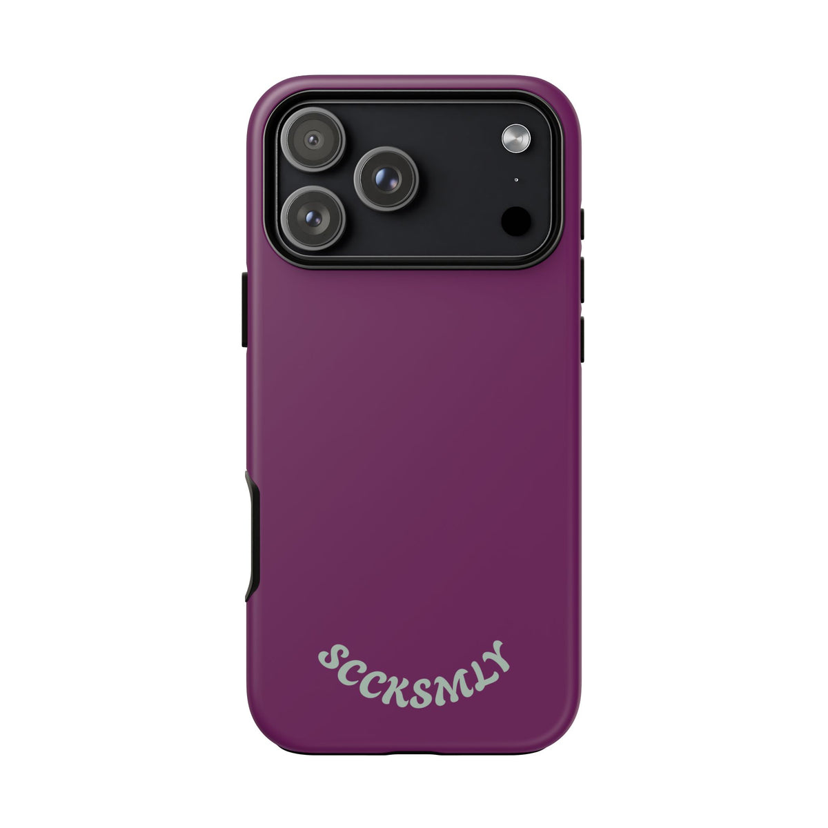 SOLID Amethyst Matte Tough Phone Case for Apple