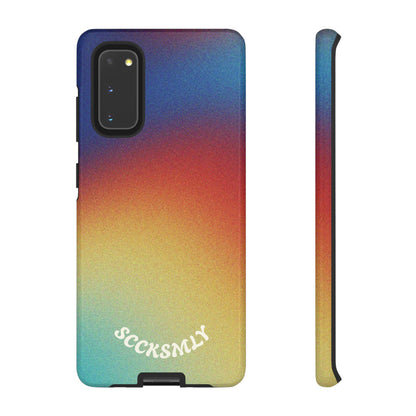 Faded Sunset Aura Tough Phone Case for Samsung