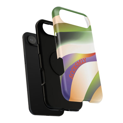 Green Waves Phone Case for Apple