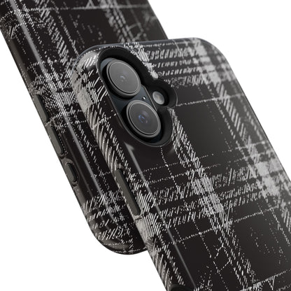 Smoky Grungy Plaid Phone Case for Apple