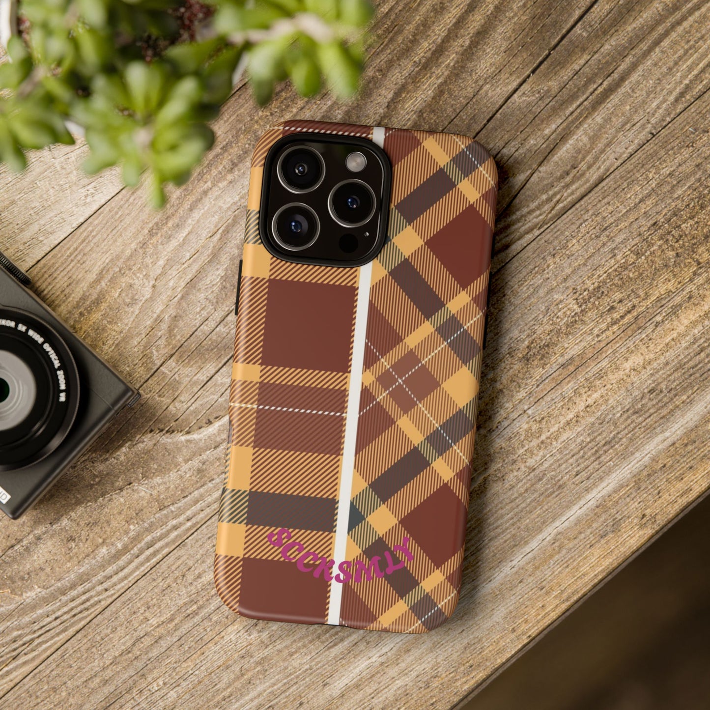 Autumn Plaid Phone Case for Apple