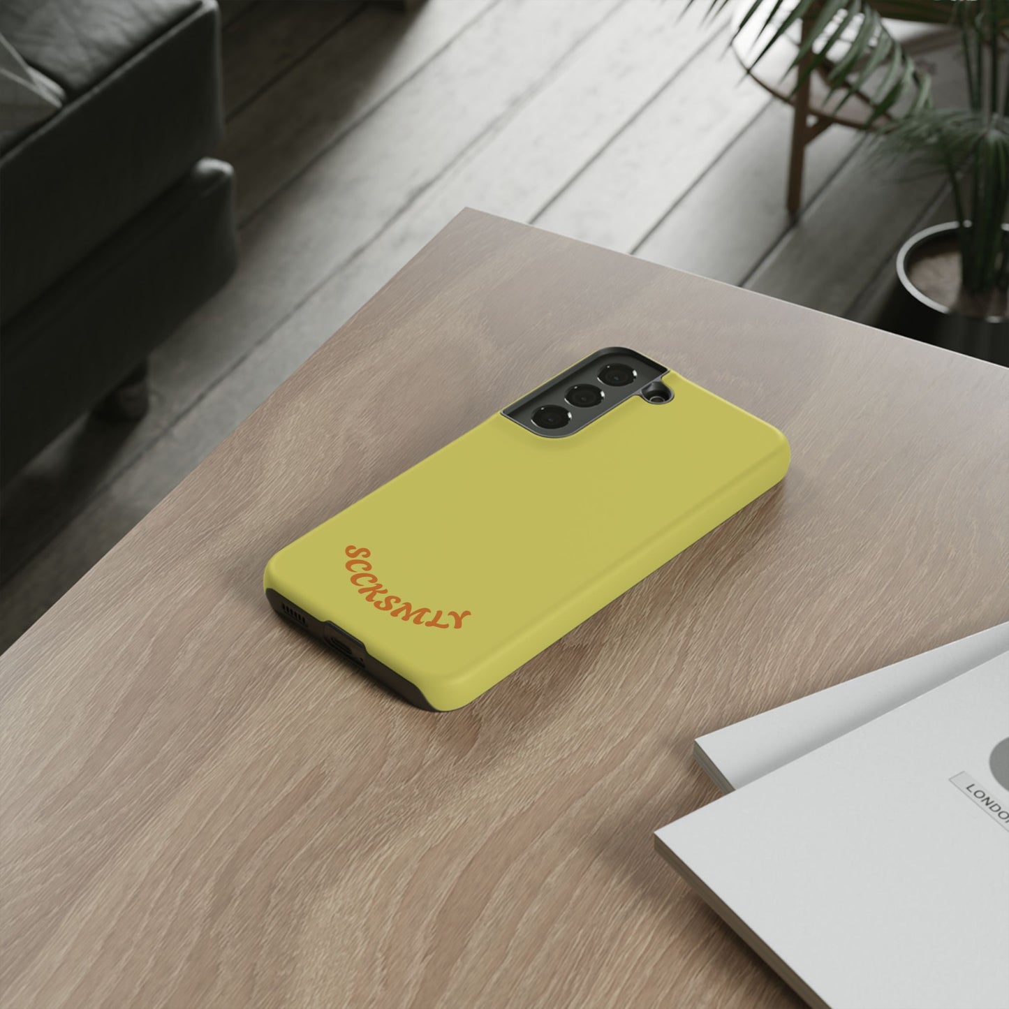 SOLID Lemon Dijon Glaze Tough Case for Samsung