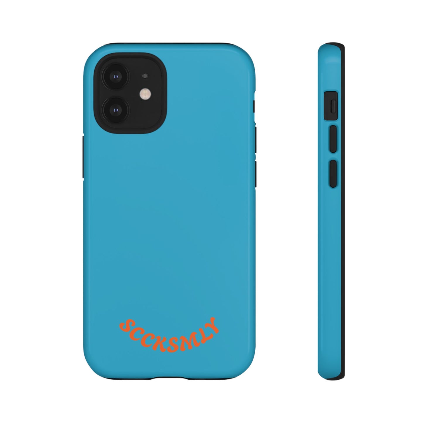 SOLID Blue Spook Tough Case for Apple