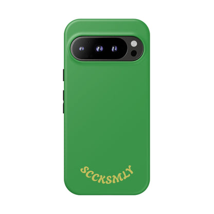 SOLID Green Grin Tough Case for Google Pixel