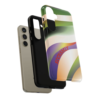 Green Waves Phone Case for Samsung