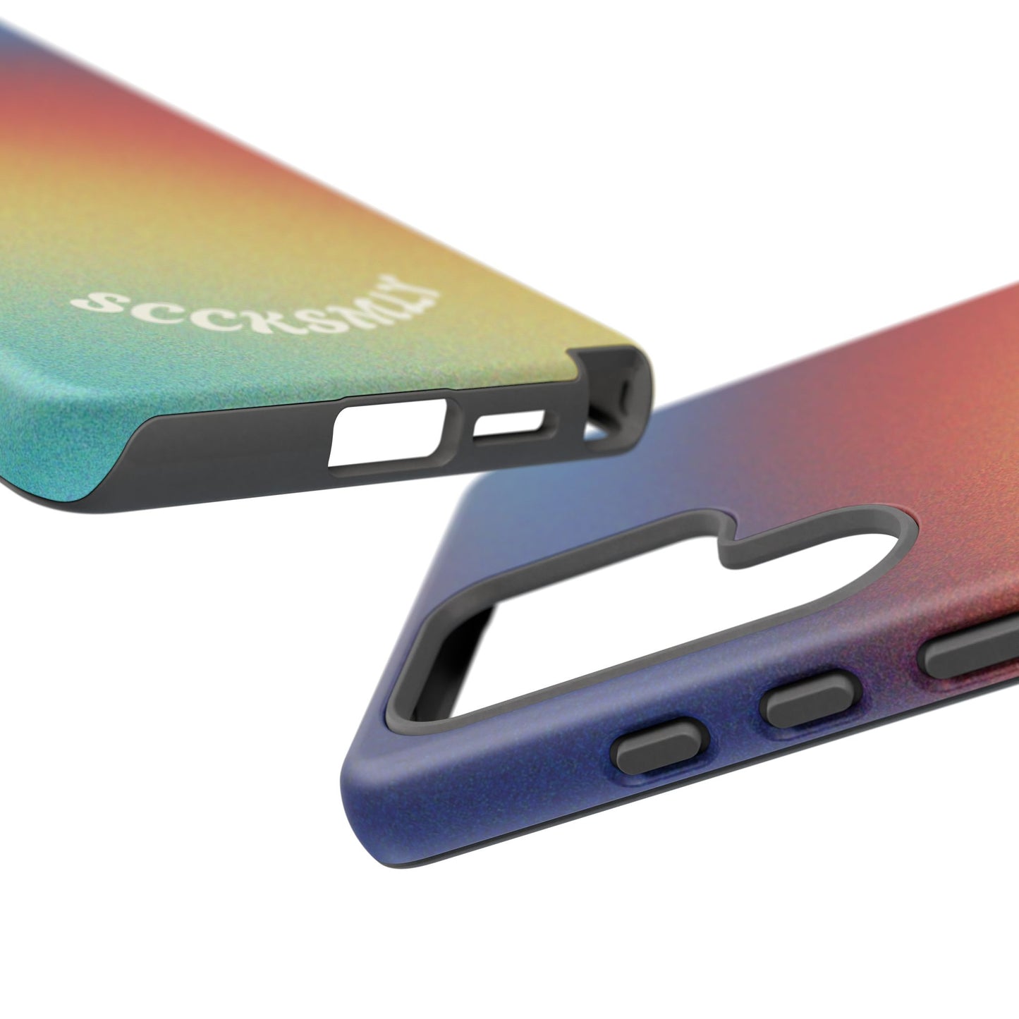 Faded Sunset Aura Tough Phone Case for Samsung
