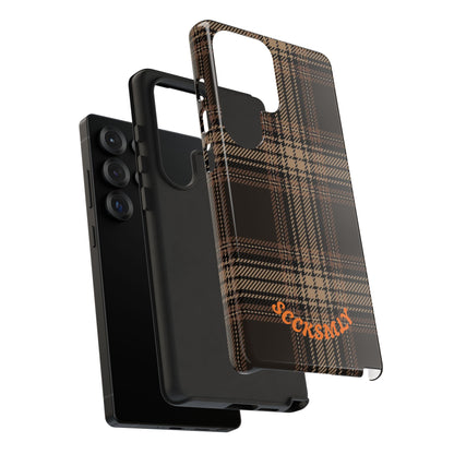 Brown Bread Plaid Tough Phone Case Samsung