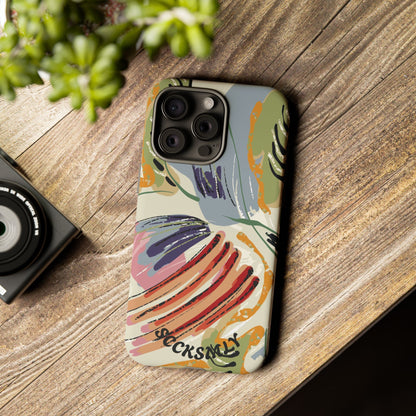 Botanical Strokes Palette Tough Phone Case for Apple