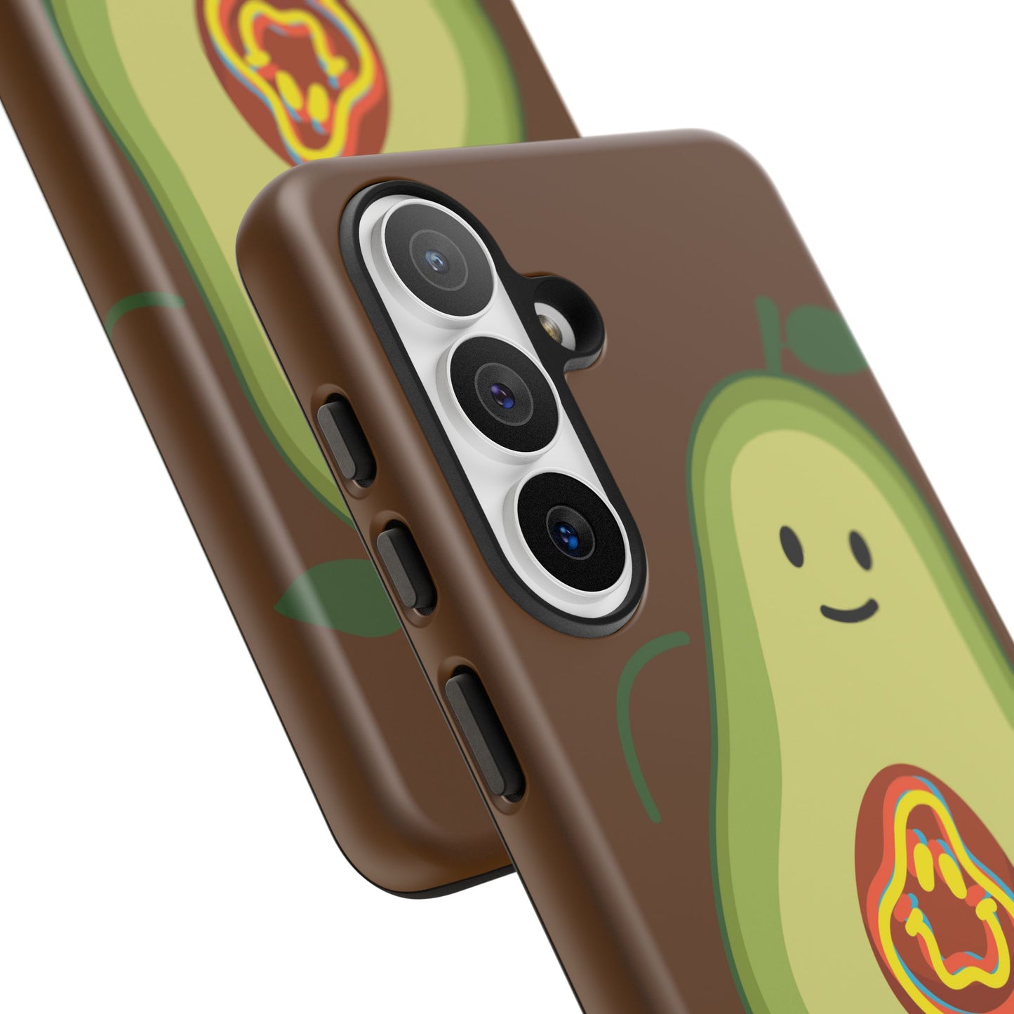 Playful Vegan Avocado Phone Case for Samsung