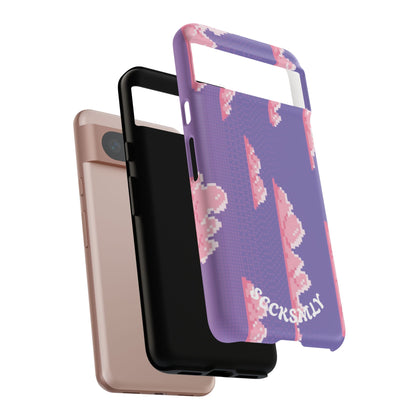 Purple Cotton Candy Sky Tough Phone Case for Google Pixel