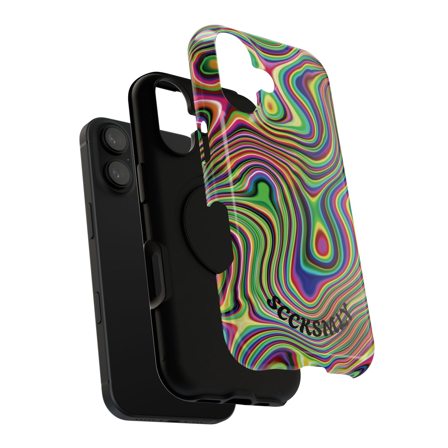 Acid Swirl Phone Case for Apple