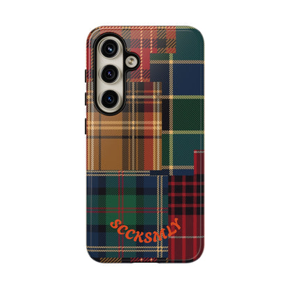 Heritage Hues Patchwork Tough Phone Case for Samsung