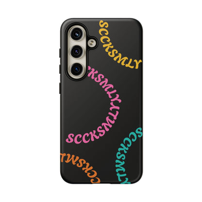 Y2K Wavy Script Tough Case for Samsung