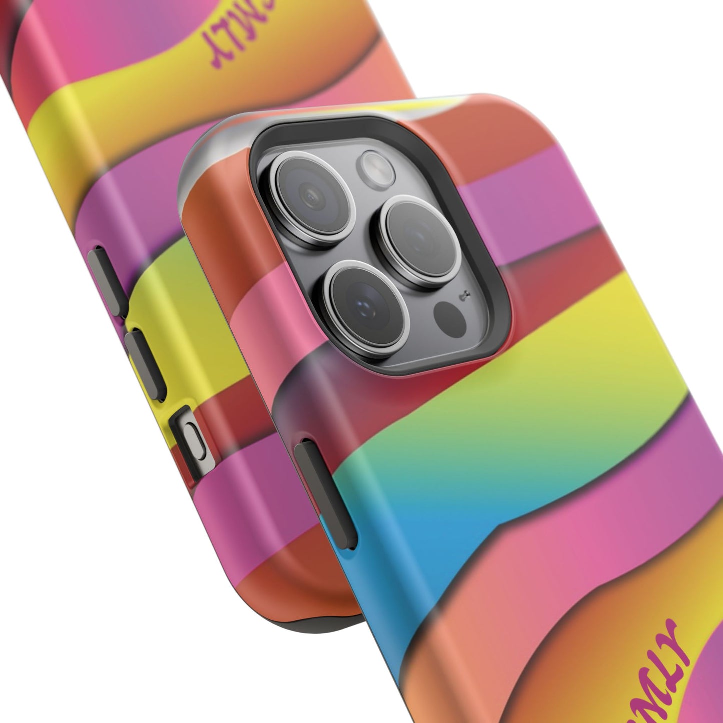 Modern Retro Rainbow Phone Case for "IOS or Apple"