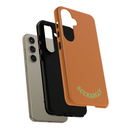 SOLID Terracotta Coal Tough Case for Samsung