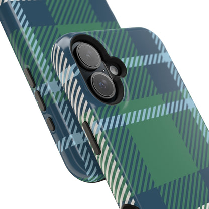 Earth and Sky Plaid Phone Case for Apple