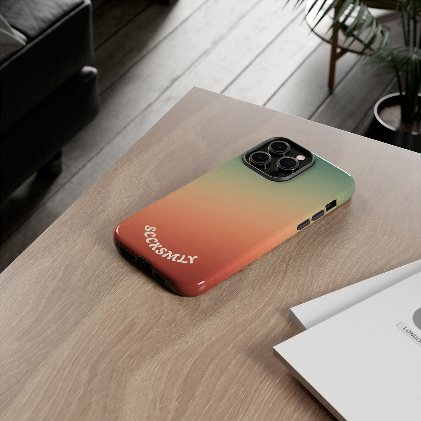 Warm Ombré Tough Phone Case for Apple