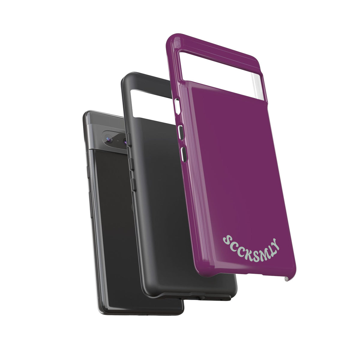 SOLID Amethyst Matte Tough Phone Case for Google Pixel