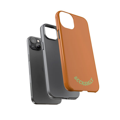 SOLID Terracotta Caoal Tough Case for Apple