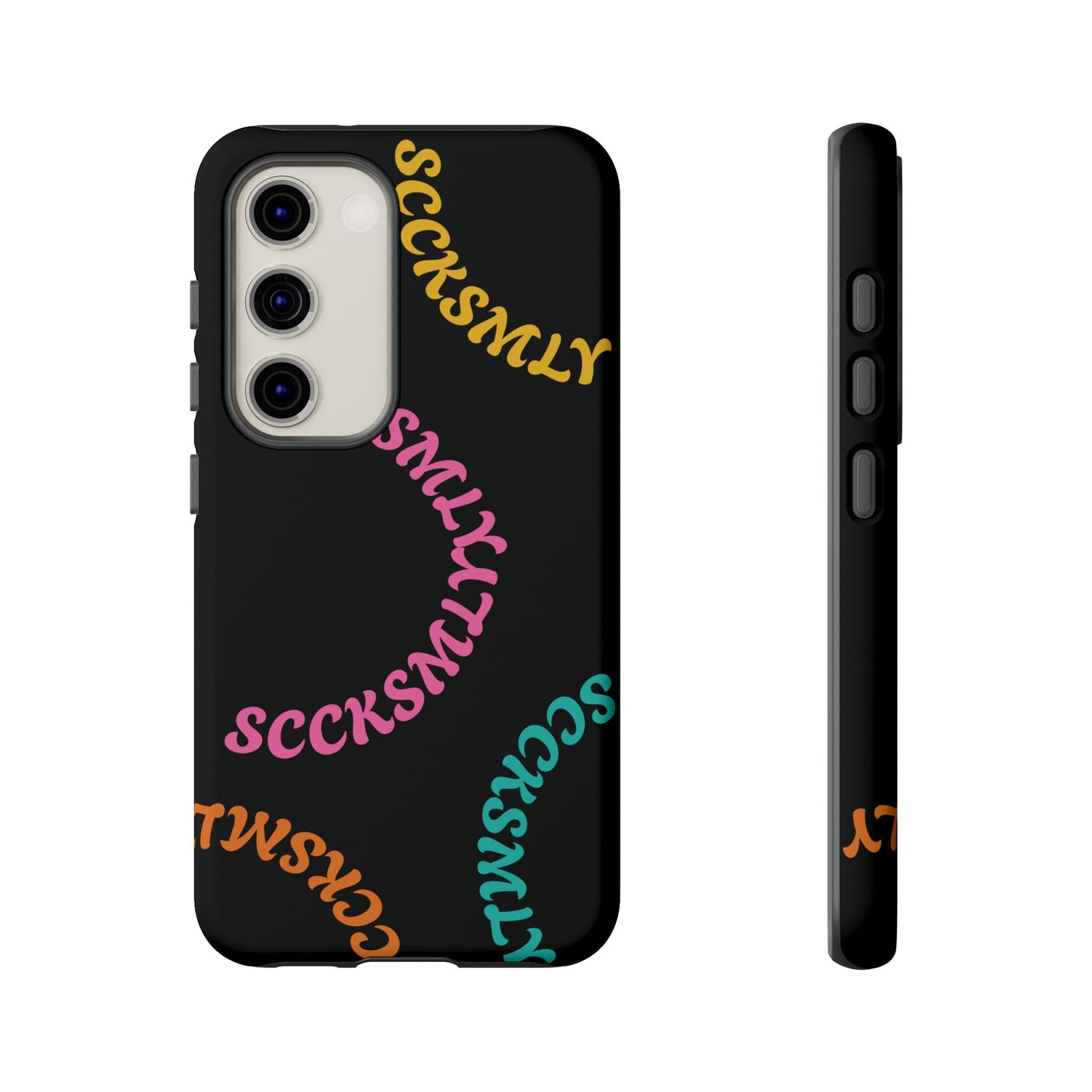 Y2K Wavy Script Tough Case for Samsung
