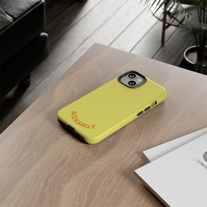 SOLID Lemon Dijon Glaze Tough Case for Apple
