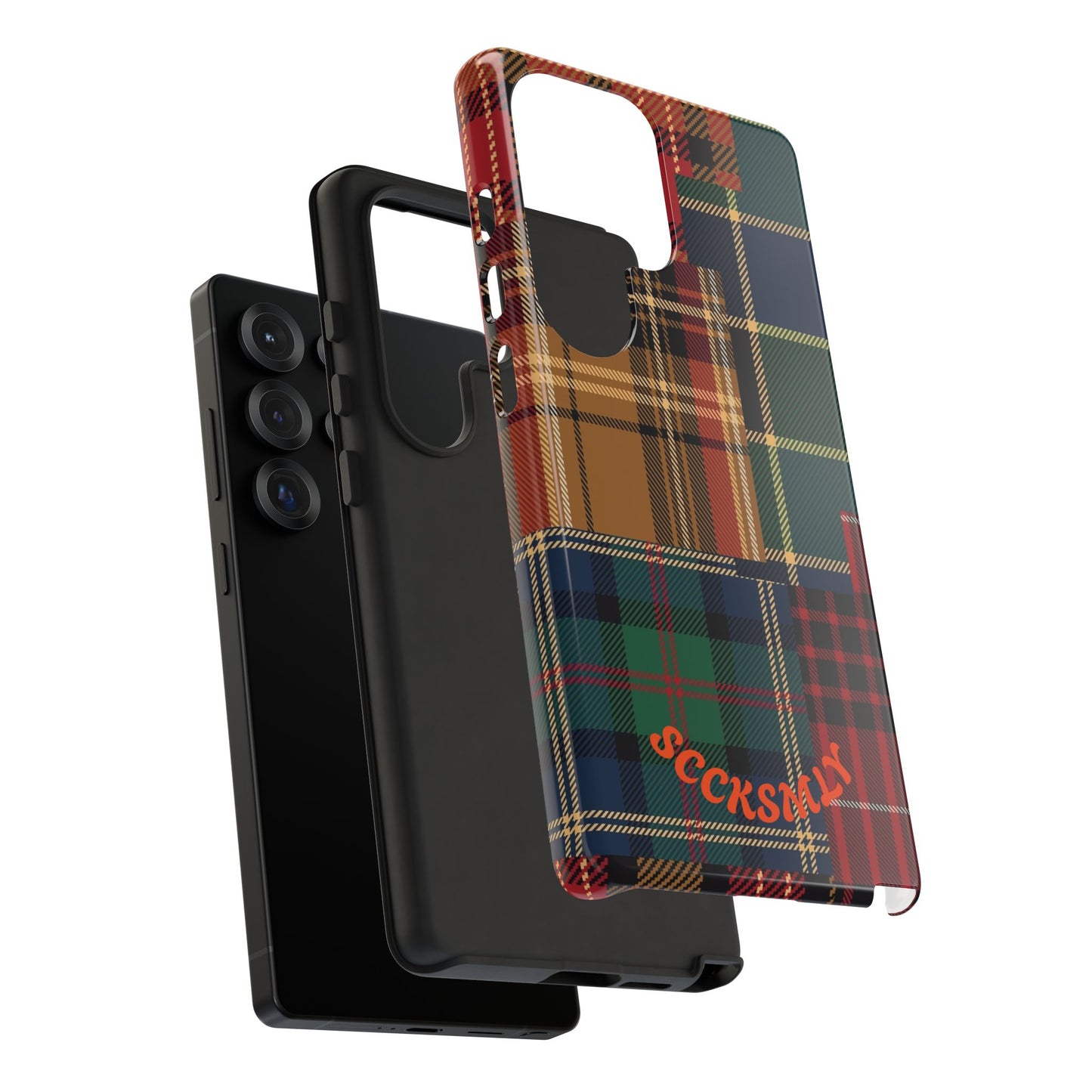 Heritage Hues Patchwork Tough Phone Case for Samsung