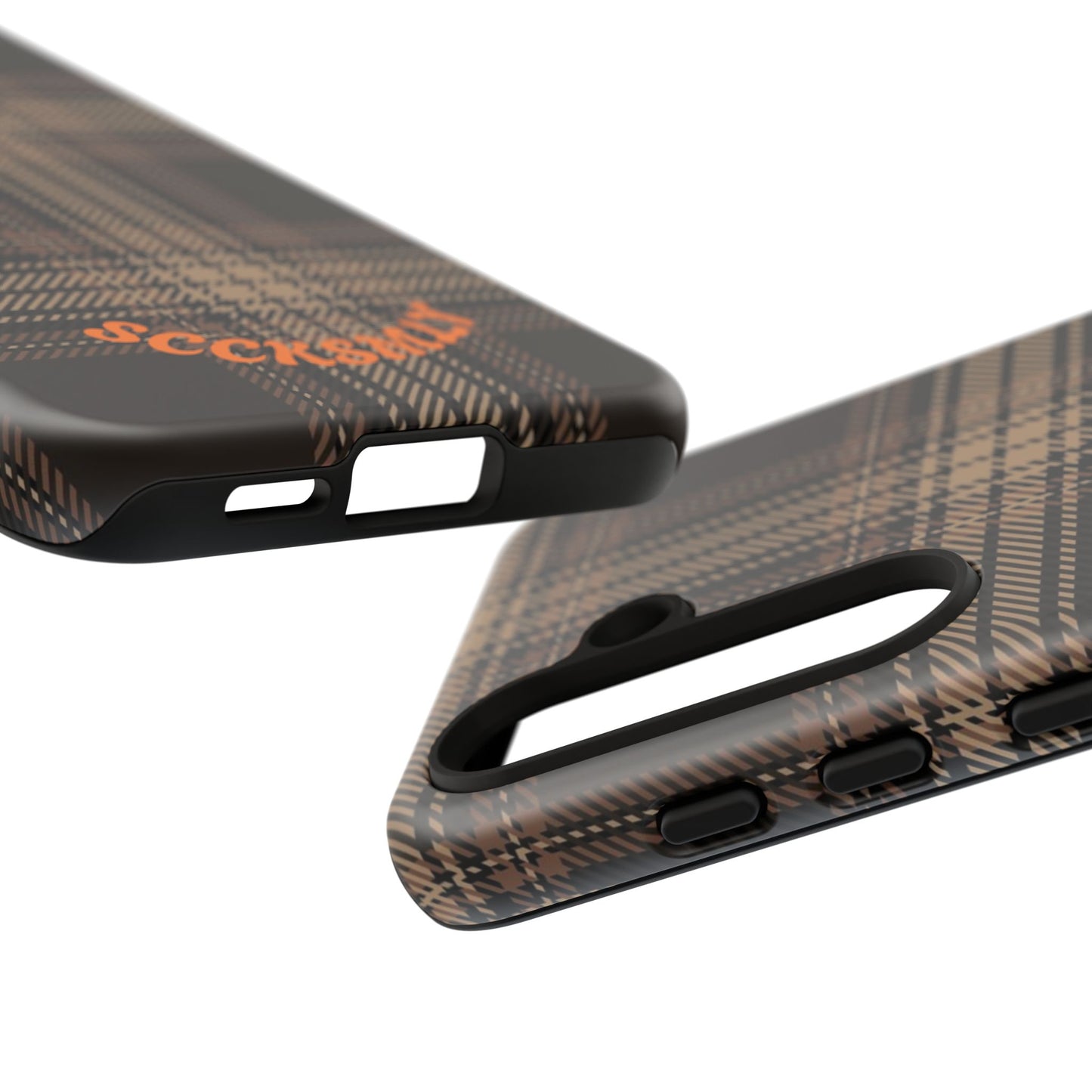 Brown Bread Plaid Tough Phone Case Samsung