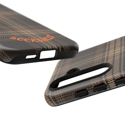 Brown Bread Plaid Tough Phone Case Samsung