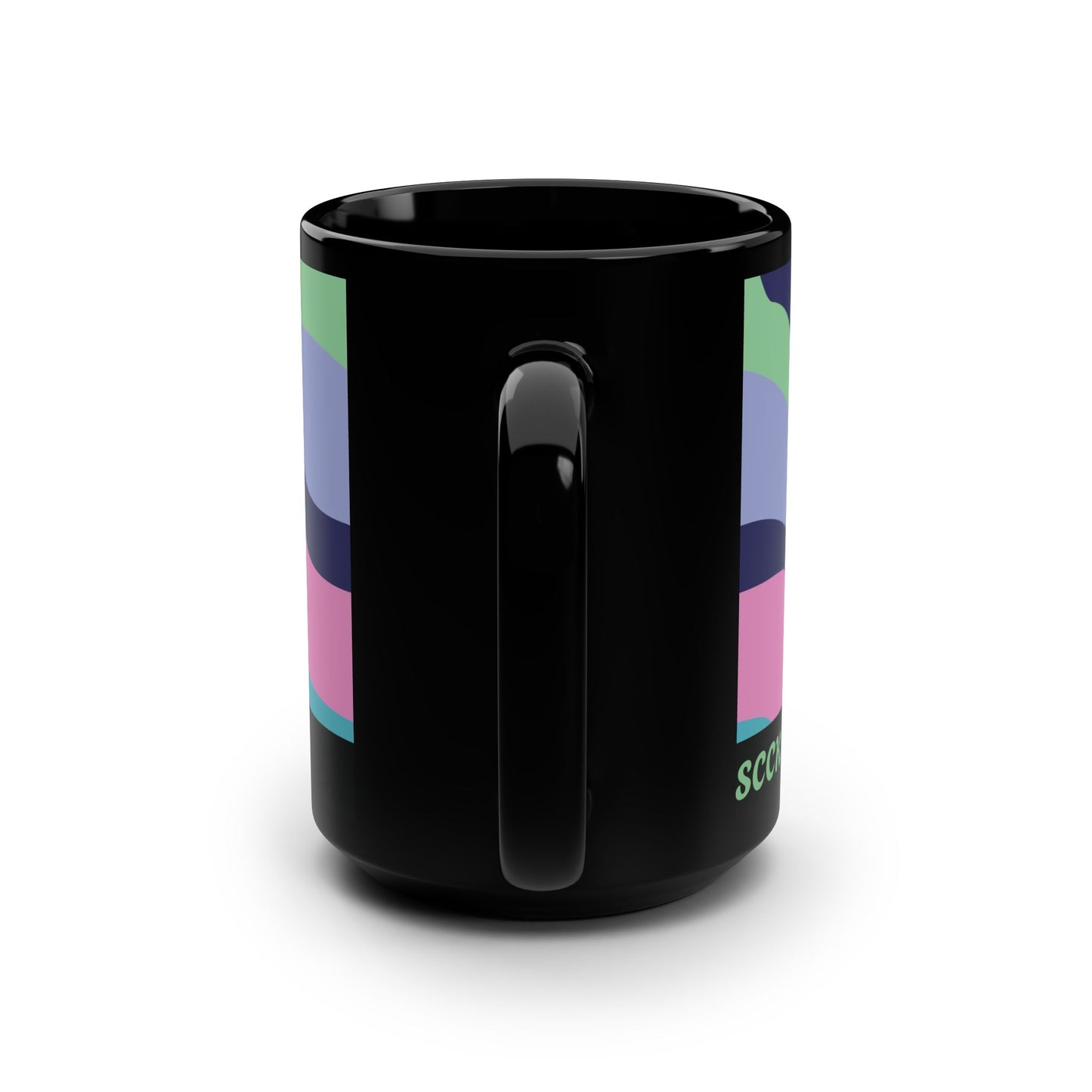 Mug Neon Nebula 15 oz — Black