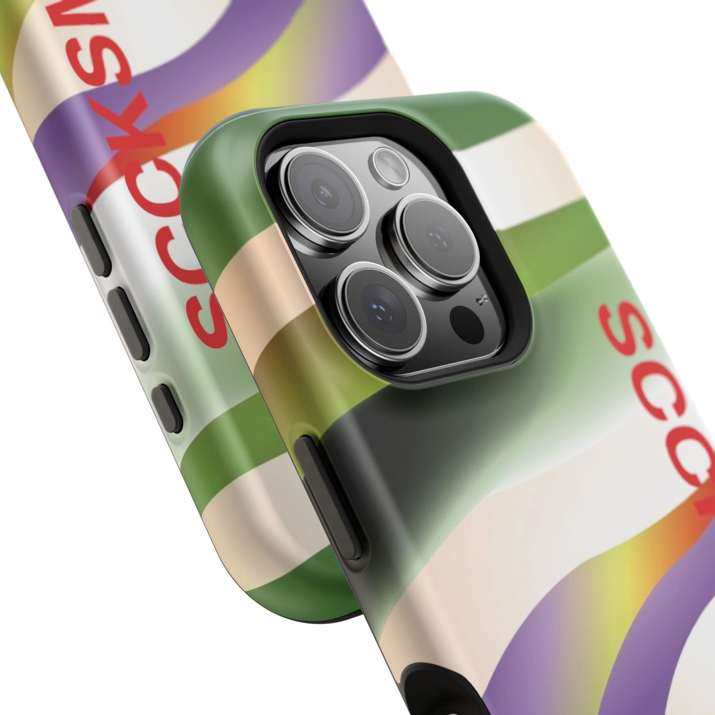 Green Waves Phone Case for "IOS or Apple"