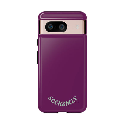 SOLID Amethyst Matte Tough Phone Case for Google Pixel